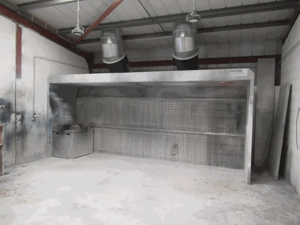 Richmond Galvanized Steel Spray Booth