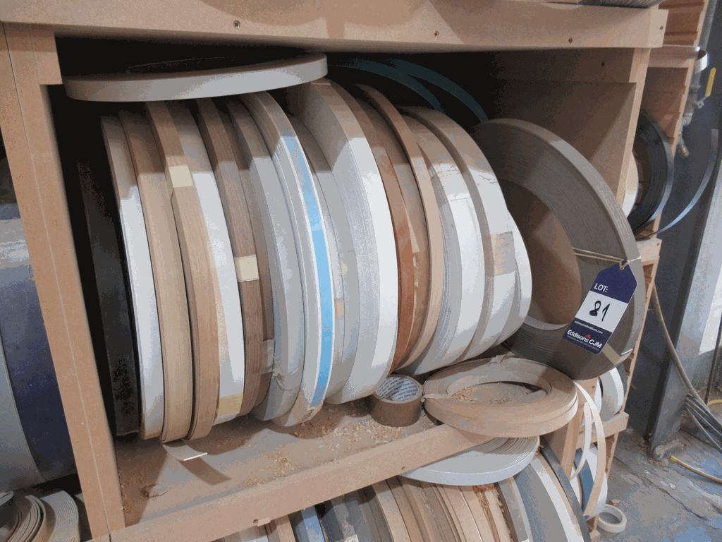 Large qty of Assorted Edge Banding Tape to include PVC, Solid wood, etc. - Image 11 of 14