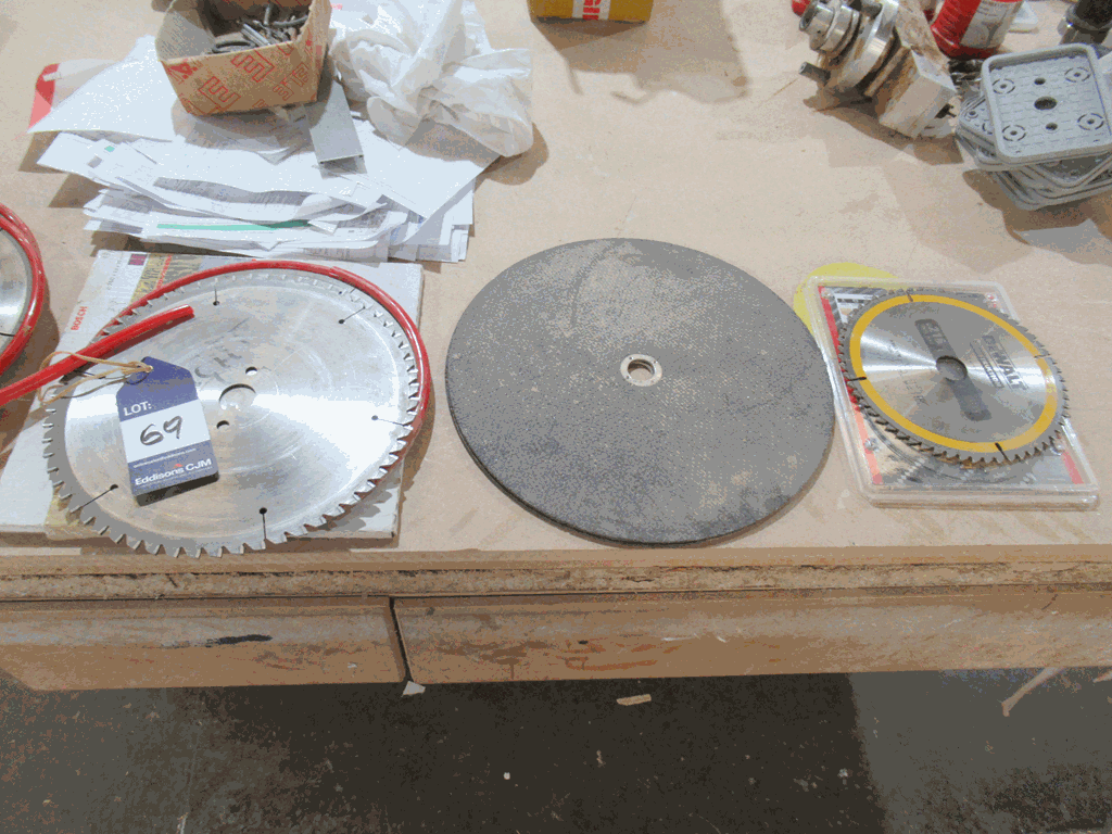 Qty of Assorted Saw Blades
