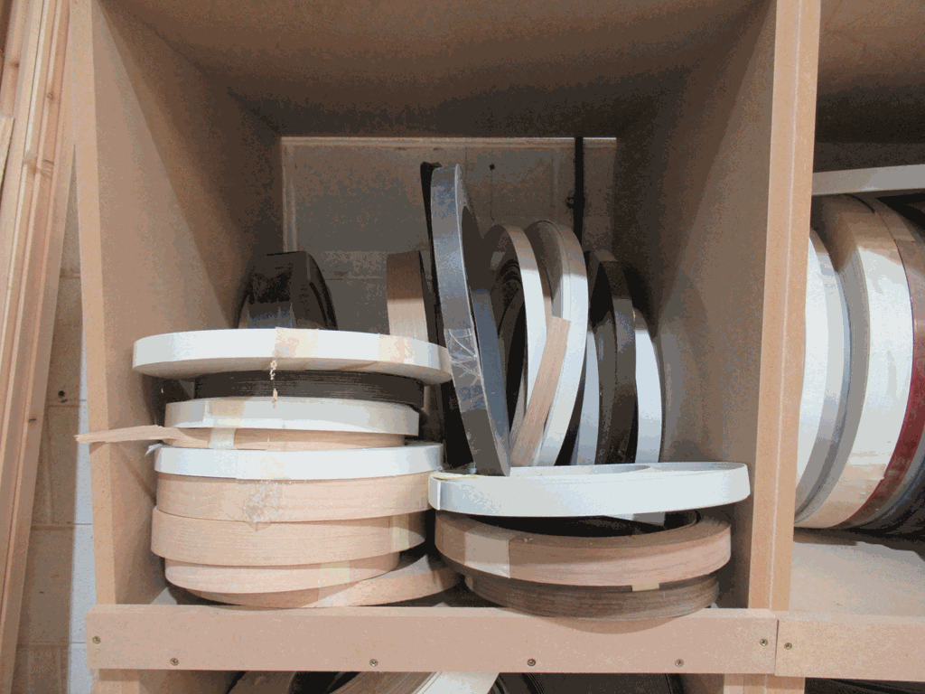 Large qty of Assorted Edge Banding Tape to include PVC, Solid wood, etc. - Image 4 of 14