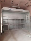 Airflow Dryback Spray Booth (incomplete - filters removed) (Ducting not included, must be