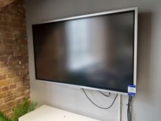 55” flatscreen TV. Location – London. Viewing strongly recommended in order to ascertain removal