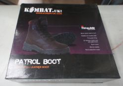 Kombat Patrol Boot All Leather Size 5 Rrp. £39.99