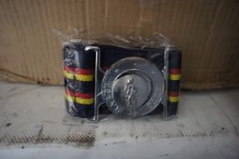 Large Quantity of Military Uniform Belts to Box M