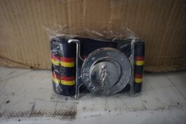 Large Quantity of Military Uniform Belts to Box L