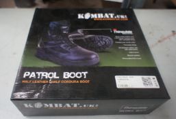 Kombat Patrol Boot Half Leather/Half Suede Size 8