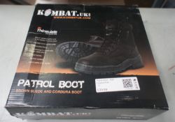 Kombat Patrol Boot Half Leather/Half Suede Size 9