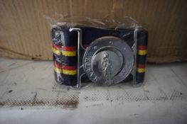 Large Quantity of Military Uniform Belts to Box M