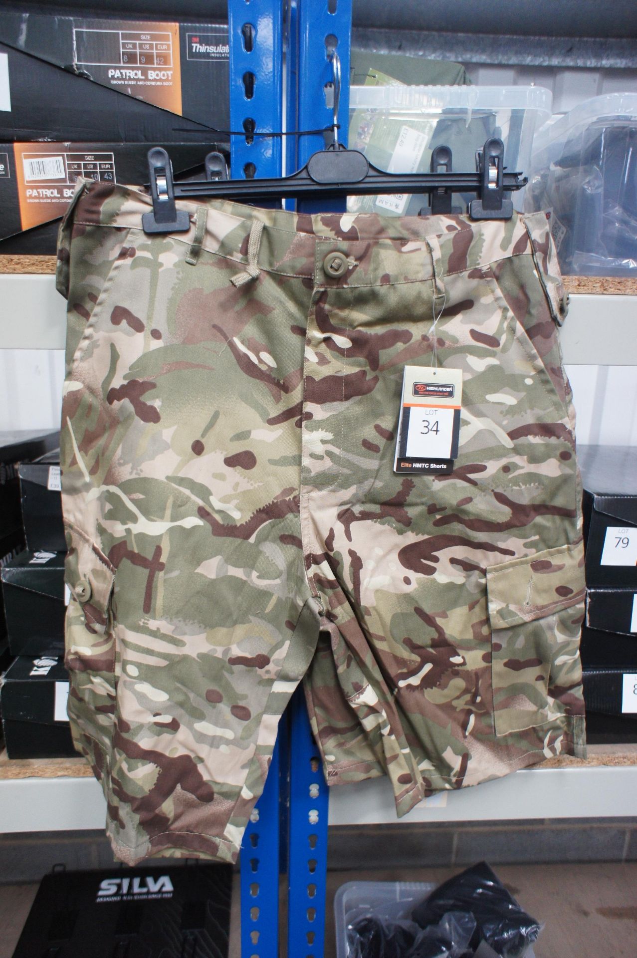 2 x Kam Elite Camo Shorts 28R & 36R