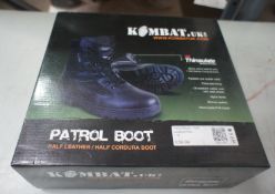 Kombat Patrol Boot Half Leather/Half Suede Size 11