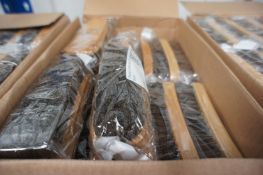 Large quantity of shoe polish brushes to include premium horsehair shoe polish brush to 3 boxes