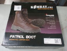 Kombat Patrol Boot All Leather Size 8 Rrp. £39.99