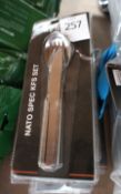 Nato Spec Knife & Fork Set x 5