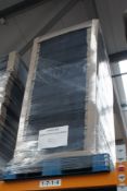 Pallet of 50 x 800mm aluminium panel frame, black. Pictures purely for guidance purposes only