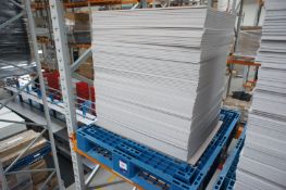 Quantity of fibreboard panels to pallet