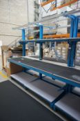Double sided cantilever assembly bench, with integrated lighting (Approx. 2240 x 1500 x 2000), other