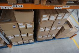 Quantity of various aluminium components to 4 x pallets, including single hub raw, arm extensions,