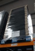 Pallet of 50 x 700mm aluminium panel frame, black. Pictures purely for guidance purposes only