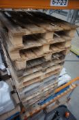 35 x Wooden pallets