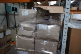 Contents to 13 x pallets, to include large quantity of grommet mount base plates (aluminium),