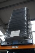 Pallet of 50 x 800mm aluminium panel frame, black. Pictures purely for guidance purposes only