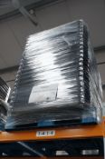 Pallet of 40 x 700mm aluminium panel frame, black. Pictures purely for guidance purposes only