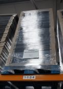 Pallet of 50 x 700mm aluminium panel frame, black. Pictures purely for guidance purposes only