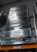 Pallet of 50 x 700mm aluminium panel frame, black. Pictures purely for guidance purposes only