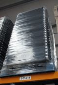 Pallet of 50 x 700mm aluminium panel frame, black. Pictures purely for guidance purposes only