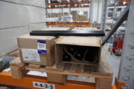 Contents to 6 x pallets, to include 2 x boxes of Pelican suspension rail, 16 x boxes of Pelican