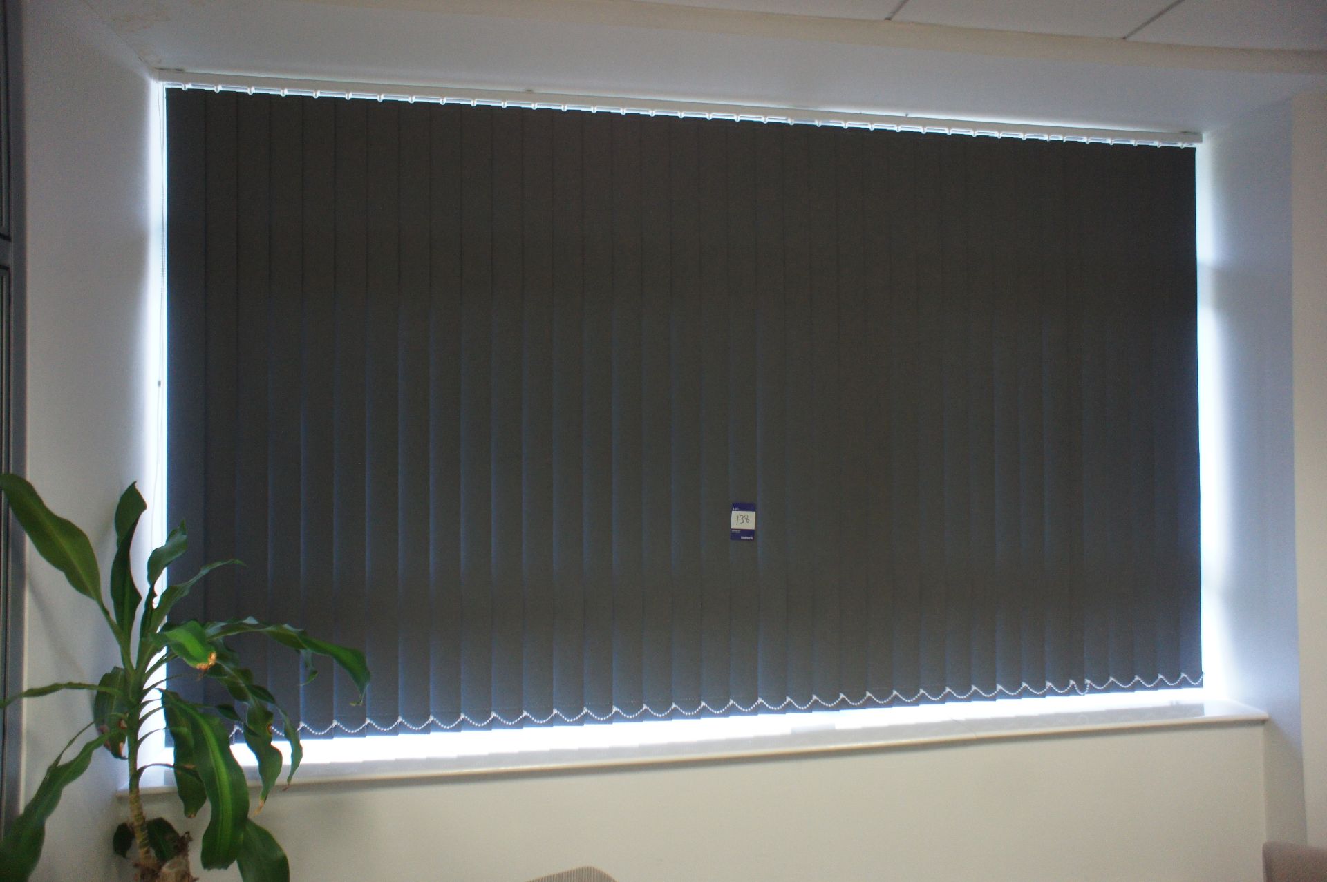 Fabric office blinds, to first floor private office (Approx. 2900 x 1660). Purchasers responsibility - Image 2 of 2