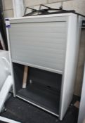 Single tambour door office cabinet (1210 x 800 x 450)