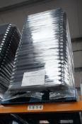 Pallet of 50 x 800mm aluminium panel frame, black. Pictures purely for guidance purposes only