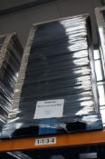 Pallet of 50 x 700mm aluminium panel frame, black. Pictures purely for guidance purposes only
