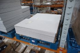 Quantity of fibreboard panels to pallet