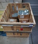 Quantity of fixings, and washers, to crate