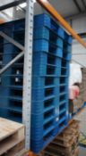 11 x Heavy duty plastic pallets, 1200 x 1000 x 150