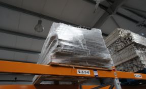 Quantity of various wire cable containment, to pallet