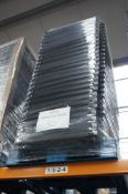 Pallet of 50 x 800mm aluminium panel frame, black. Pictures purely for guidance purposes only