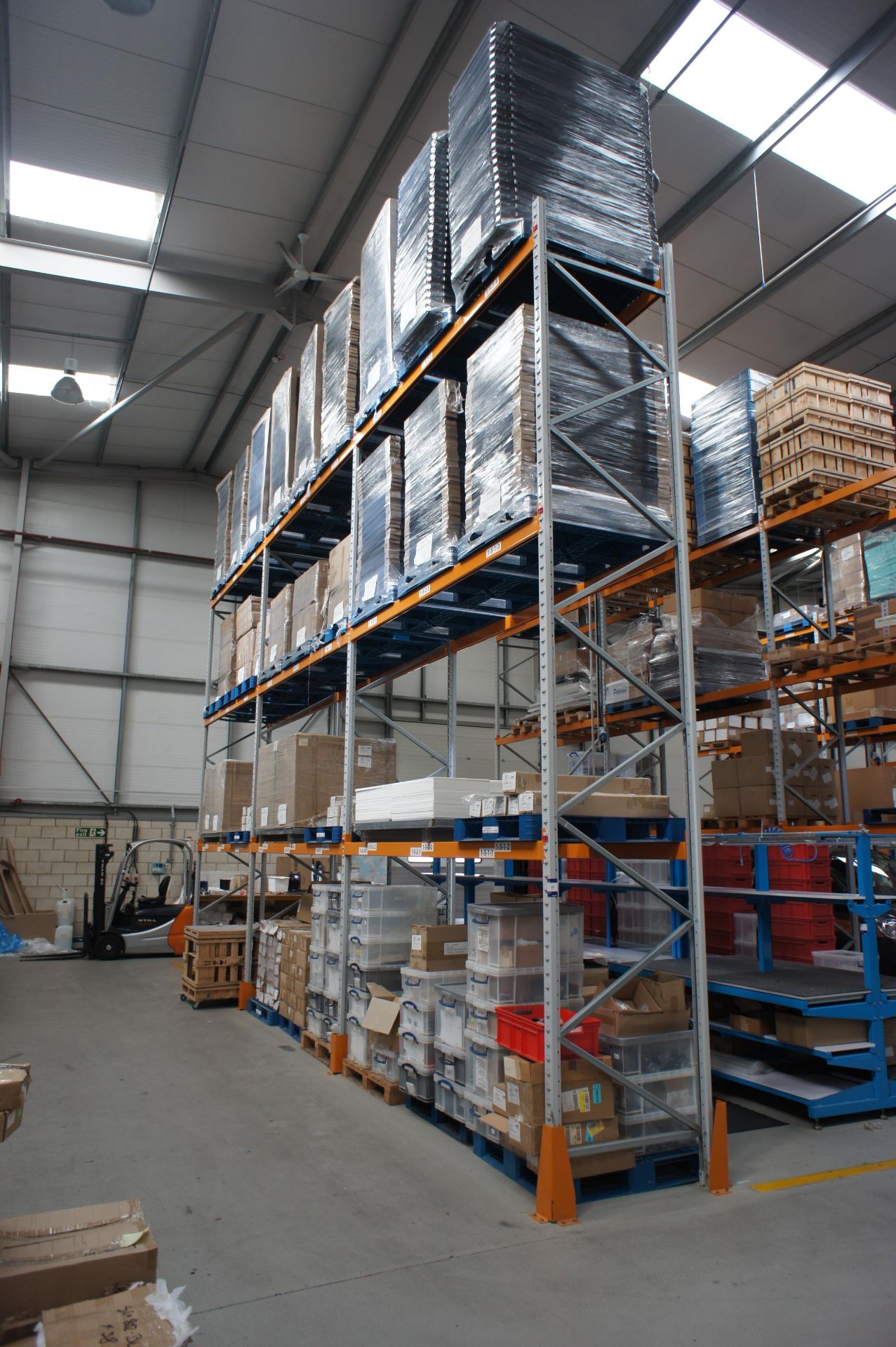 3 x Bays of Apex pallet racking, comprising 5 x up