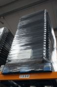 Pallet of 50 x 700mm aluminium panel frame, black. Pictures purely for guidance purposes only