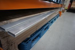 Large quantity of aluminium extrusions, over 3 pallets, length 122’