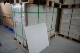 90 x Magnesium Oxide floor tile, to pallet, 610 x 610