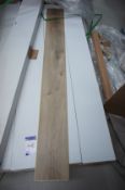 10 x Packs of Golden Oak floor panel plank, 10 x pieces per pack