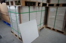 90 x Magnesium Oxide floor tile, to pallet, 610 x 610