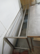 S/S Prep Table with Aluminium Base 1540 x 620 x 870mm High, S/S Table 1140 x 570 x 890mm High, S/S T