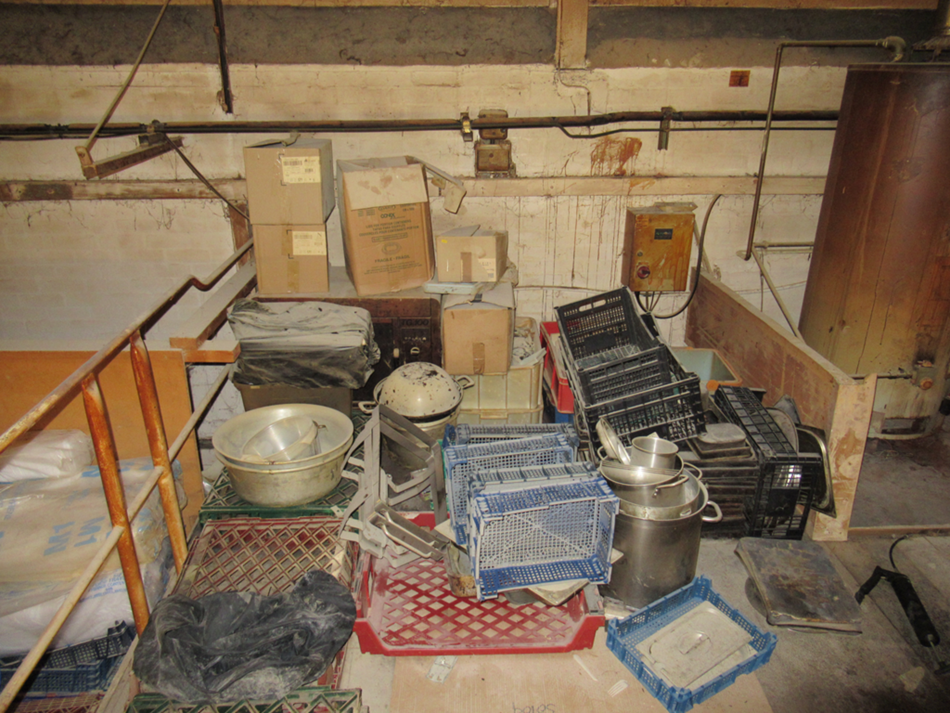 Qty of Packaging, cooking utensils, etc - on Mezzanine Floor - Image 8 of 10