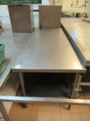 Stainless Steel Prep Table 2000 x 800 x 840mm High
