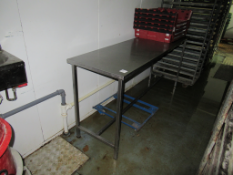 S/S Prep Table 2000 x 570 x 880mm High