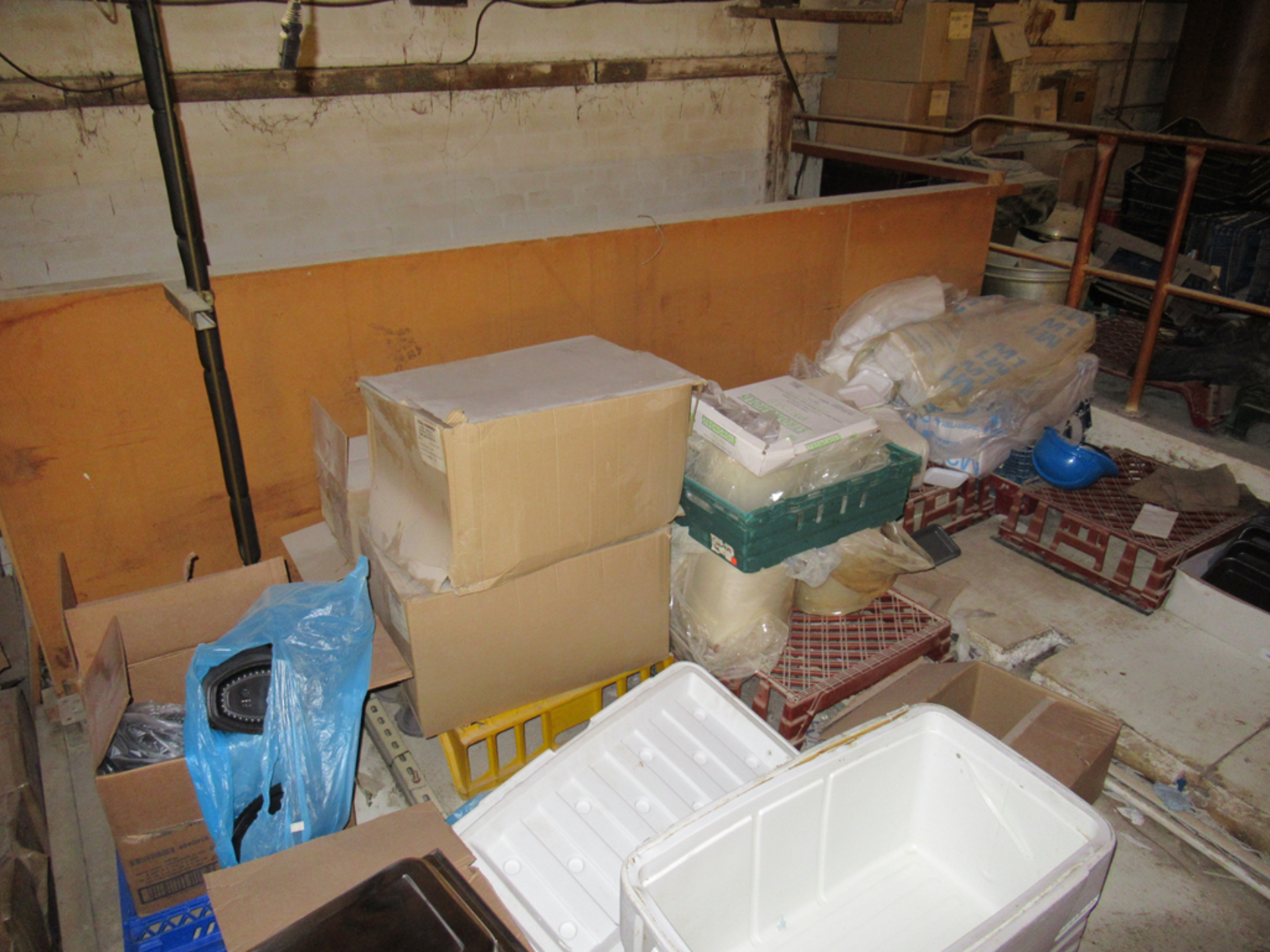 Qty of Packaging, cooking utensils, etc - on Mezzanine Floor - Image 7 of 10